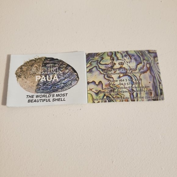 Ariki Paua Bracelet & Necklace - Picture 3 of 6